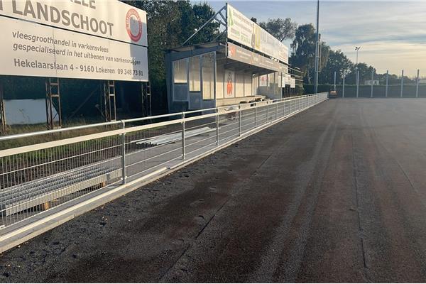 Aménagement terrain de football synthétique KSVK Maldegem - Sportinfrabouw NV